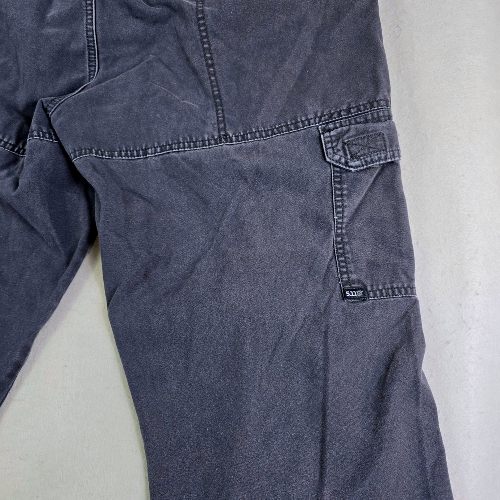 5.11 Tactical Series Cargo Pant Men 38x34 (34x32 actual) Blue Utility Distressed - Picture 9 of 14